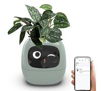 Jardinière IA avec interaction gestuelle - 49 animations et surveillance de l'eau en temps réel, un compagnon adorable pour un jardinage amusant et un appareil domestique intelligent. Fait des green