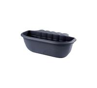 jardiniere jardicroche eda - long. 51 cm - gris
