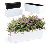 Jardinière KADAX en plastique, 18,5 x 56 cm