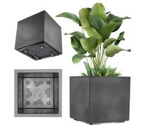 Jardinière KADAX en plastique, 40 cm, noir