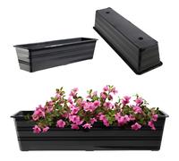 Jardinière KADAX en plastique, anthracite, 60 cm