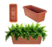 Jardinière KADAX, en plastique, terre cuite, 40 cm