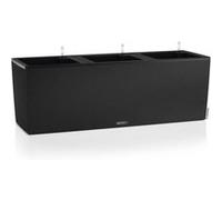 jardiniere lechuza trio stone 30 - kit complet, noir graphite - auto-arrosage - 100 x 32,5 x 34,5 cm Noir G