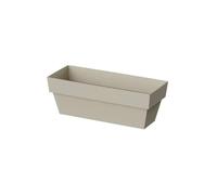 Jardinière Limited 12x30cm Ecru Plastiken - Generique - Blanc - Jardinière - Plastique - Rectangulaire Multicolore