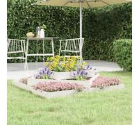 Vidaxl Jardinière Blanc 112x112x27 Cm Bois Massif De Pin