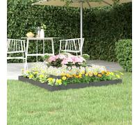 Jardinière, Bac à Fleurs à 3 Niveaux, Lit Surélevé, Support de Plantes, Boîte à Fleurs, Décoration de Jardin Patio Terrasse, Gris Bois Massif de Pin