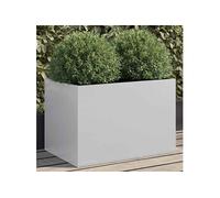 vidaXL – Jardinière lit surélevé en acier galvanisé 62×40×39 cm – Argenté