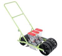 Jardinière manuelle pour petits jardins - Design facile à pousser à la main pour une plantation efficace de chanvre, persil, chou et radis