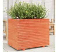 Jardinière Marron Cire 90x60x72,5 cm Pin massif