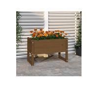 Jardinière Marron miel 78x40x52 cm Bois massif de pin822120