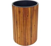 Mendler Jardinière HWC-L24 Ronde 50x34cm Outdoor Bois d'acacia certifié MVG, Marron