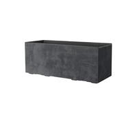 Jardinière Millennium R Anthracite 99 cm réservoir d'eau à roues