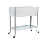 Jardinière mobile extérieure - 925x1200x400 - 2 niveaux Gris - SIMON RACK - 8435104987162