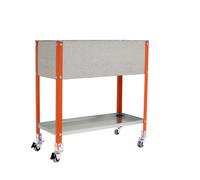 Jardinière mobile extérieure - 925x1200x600 - 2 niveaux Orange - SIMON RACK - 8435104987094