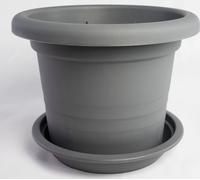 Jardinière MONTANA 80 cm avec soucoupe assortie MONTANA en différentes couleurs. Couleurs