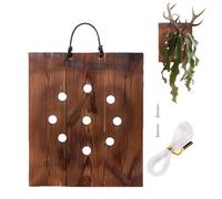 Jardinière murale en bois - Kit de jardinière murale de ferme de 11,81 pouces | Montage en bois de fougère staghorn - Salons de jardin verticaux rustiques, chambres à coucher, cuisines, salles de bain