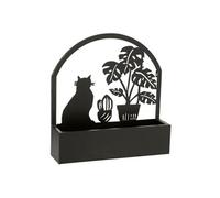 Jardinière Murale en Métal "Chat" 50cm Noir