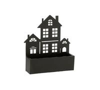 Jardinière Murale en Métal "Maison" 36cm Noir