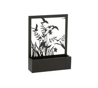 Jardinière Murale en Métal "Plantes" 41cm Noir