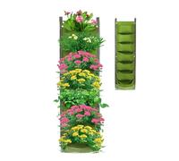 Jardinière Murale Verticale - 6 Mur Vertical Succulente, Jardinière Suspendue de clôture de Jardin | Murale extérieure imperméable, de Jardin succulente Verticale pour clôtures