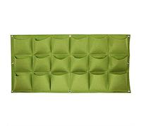 Jardinière murale verticale à 18 poches, les meilleurs sacs de plantation à accrocher au mur pour la décoration de la maison, du bureau, de la cour du jardin, Jardin