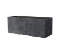 Jardinière Muret - Deroma - Millennium R - Anthracite - A Réserve D'eau - Roulettes - 99 Cm Multicolore
