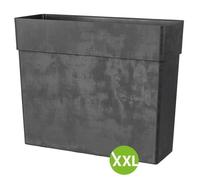 Deroma Muret haut LIKE R 78 x 29,5 cm H 65 cm Anthracite