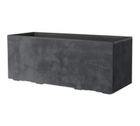 Jardinière Muret - Deroma - Millennium R - Anthracite - A Réserve D'eau - Roulettes - 99 Cm Multicolore