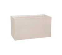 Jardinière muret Volcania 116 L double paroi déco pierre beige calcaire