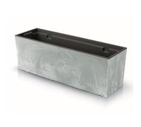 Jardinière - Noname - Aspect Béton - 19 L - H 19,5 Cm - Plastique Gris Multicolore