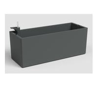 Artevasi Jardinière Rimini – 51 x 20 x 20 cm – 17 L – Gris anthracite – Réserve d'eau