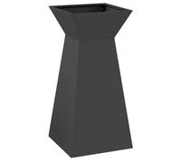 Jardinière pilier - vidaXL - Noir - 35x35x73 cm - Durable - Utilisation en extérieur - Assemblage requis