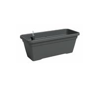 Jardiniere - Plastique - Anthracite - Rectangulaire - L57,9 x P24,3 x H22cm - ARTEVASI