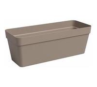 ARTEVASI Jardinière - Plastique - Taupe - Rectangulaire - L49,9 x P20 x H18,1cm