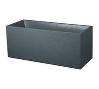 Jardinière polypropylène Eda Graphit anthracite 39 x 99 x h.43 cm