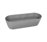 Jardinière Pot Cancun - 80cm - 38L - Gris Beton - EDA Plastiques