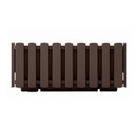 Jardinière Pot de fleurs à suspendre balcon 38cm marron Prosperplast Boardee Fencycase