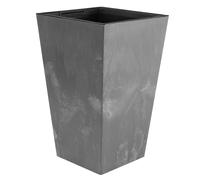 Jardinière pot de fleurs effet béton insert plastique 10 taille 3 couleur