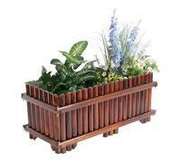 Jardinière | Pot de Fleurs ou de Fleurs décoratif rectangulaire d’extérieur | Porche, Patio et décor de Jardin