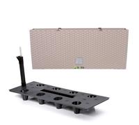 Jardinière Pot De Fleurs - Rato - 80 Cm - 72 L - Aspect Rotin - Système D'irrigation Multicolore