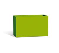 JARDINIÈRE POT DE FLEURS RÉSINE PISCINE TERRASSE RECTANGULAIRE VERT