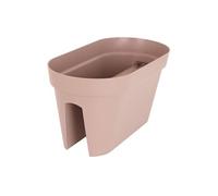 Jardiniere pour balcon Capri - 30 x 60 x H 30 cm - 26,8 L - Gris taupe