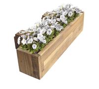Jardinière pour balcon en acacia