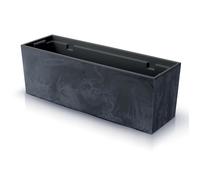 Jardiniere Prosperplast Pot de fleurs URBI CASE BETON EFFECT - anthracite - Longueur : 580 mm