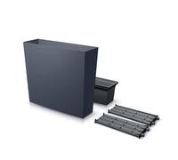 Jardiniere Prosperplast Urbi Case Tower Pot de fleurs Bac à fleurs DUC800T Anthracite