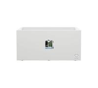 Elho Vivo Next Long 60 Bac à fleurs - Blanc - L 59 x B 30 x H 29 cm - intérieur extérieur - 100% recyclé