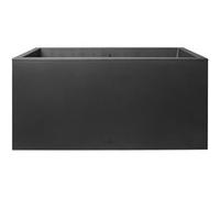 Jardinière rectangle en plastique 80 x 40 cm Elho Vivo noir Noir G