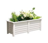 Jardinière rectangulaire avec Trous de Drainage - Jardinière Longue pour rebords de fenêtres, balcons et Plus Encore - Grandes jardinières extérieures pour Herbes et Fleurs