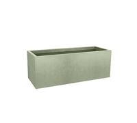 Jardinière rectangulaire Basalt Up 80 x 30 x 30 cm - 57 L - Vert amande - Eda Vert
