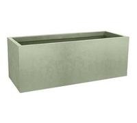 Jardinière rectangulaire Basalt Up 80 x 30 x 30 cm - 57 L - Vert amande - Eda Vert